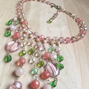 🌸 Boho Garden Aurora Borealis Vintage Choker